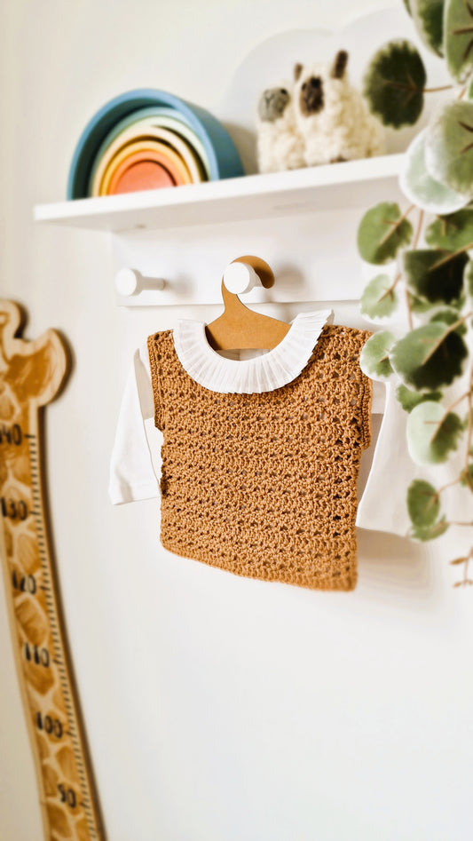Patron Crochet Pull Bébé - Baby Sweater Crochet Pattern (0-24M) | PDF FR, EN & SP | Maison Josefine #12