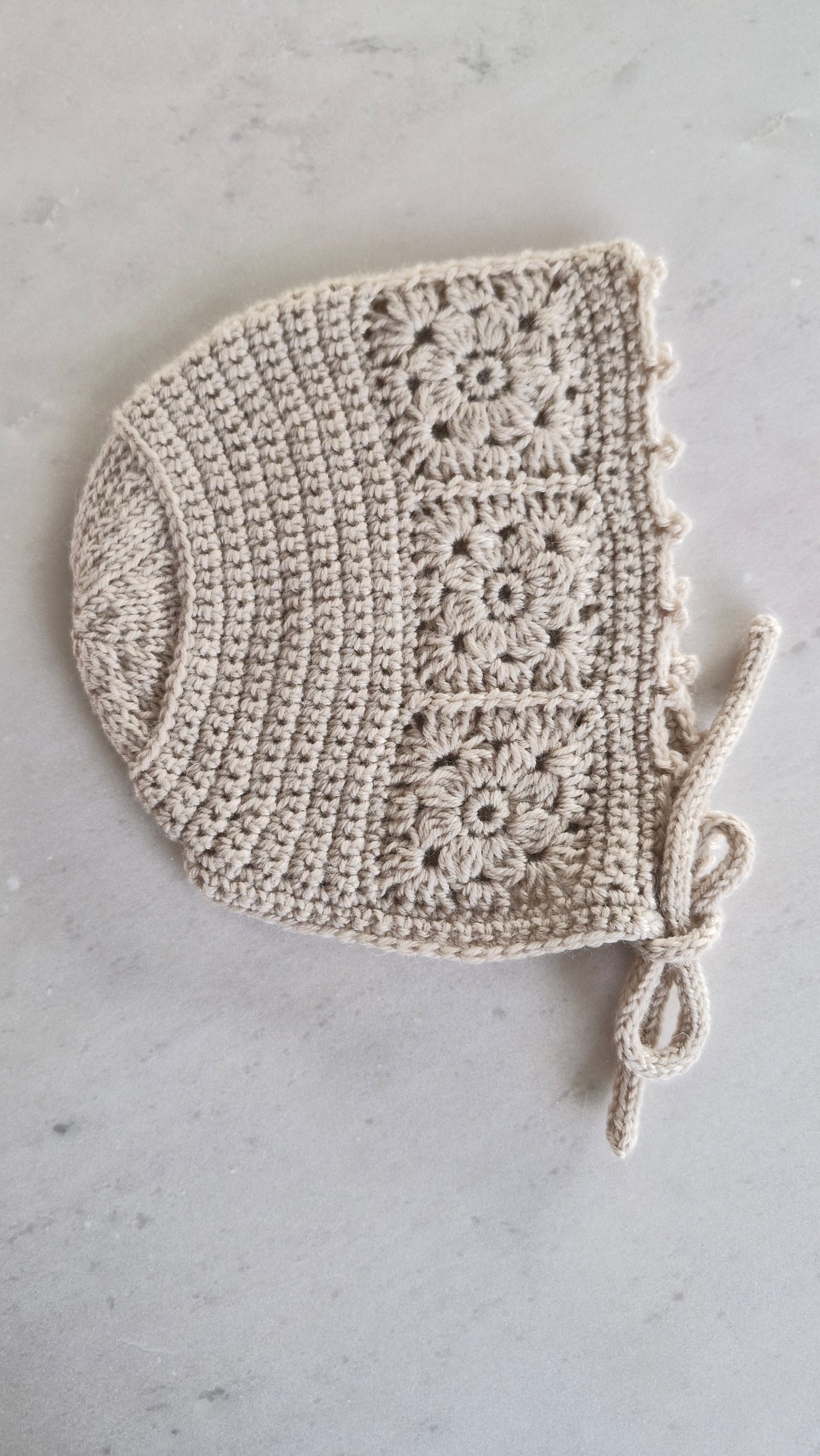Patron Crochet & Tricot Béguin Bébé - Baby Bonnet (0-36 M) | PDF FR & EN | Maison Josefine #01