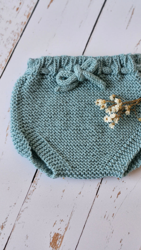 Patron Tricot - Bloomer point mousse - Garter stitch baby bloomer (0-6M) | FR& EN | Maison Josefine #11