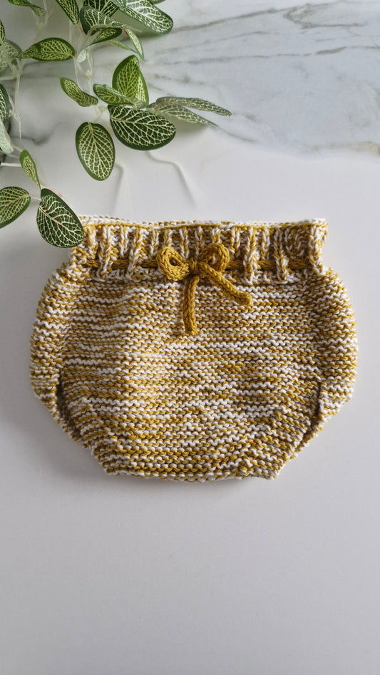 Patron Tricot - Bloomer point mousse - Garter stitch baby bloomer (0-6M) | FR& EN | Maison Josefine #11