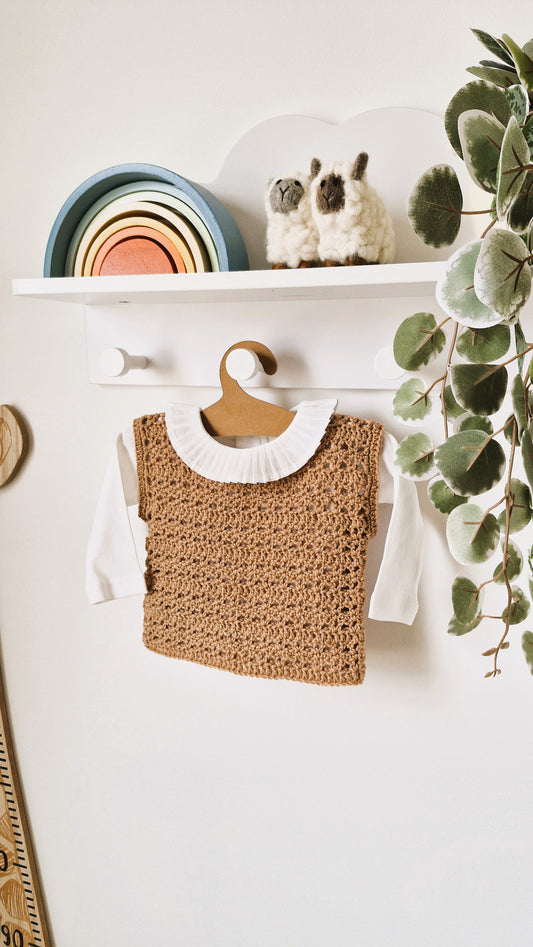 Patron Crochet Pull Bébé - Baby Sweater Crochet Pattern (0-24M) | PDF FR, EN & SP | Maison Josefine #12