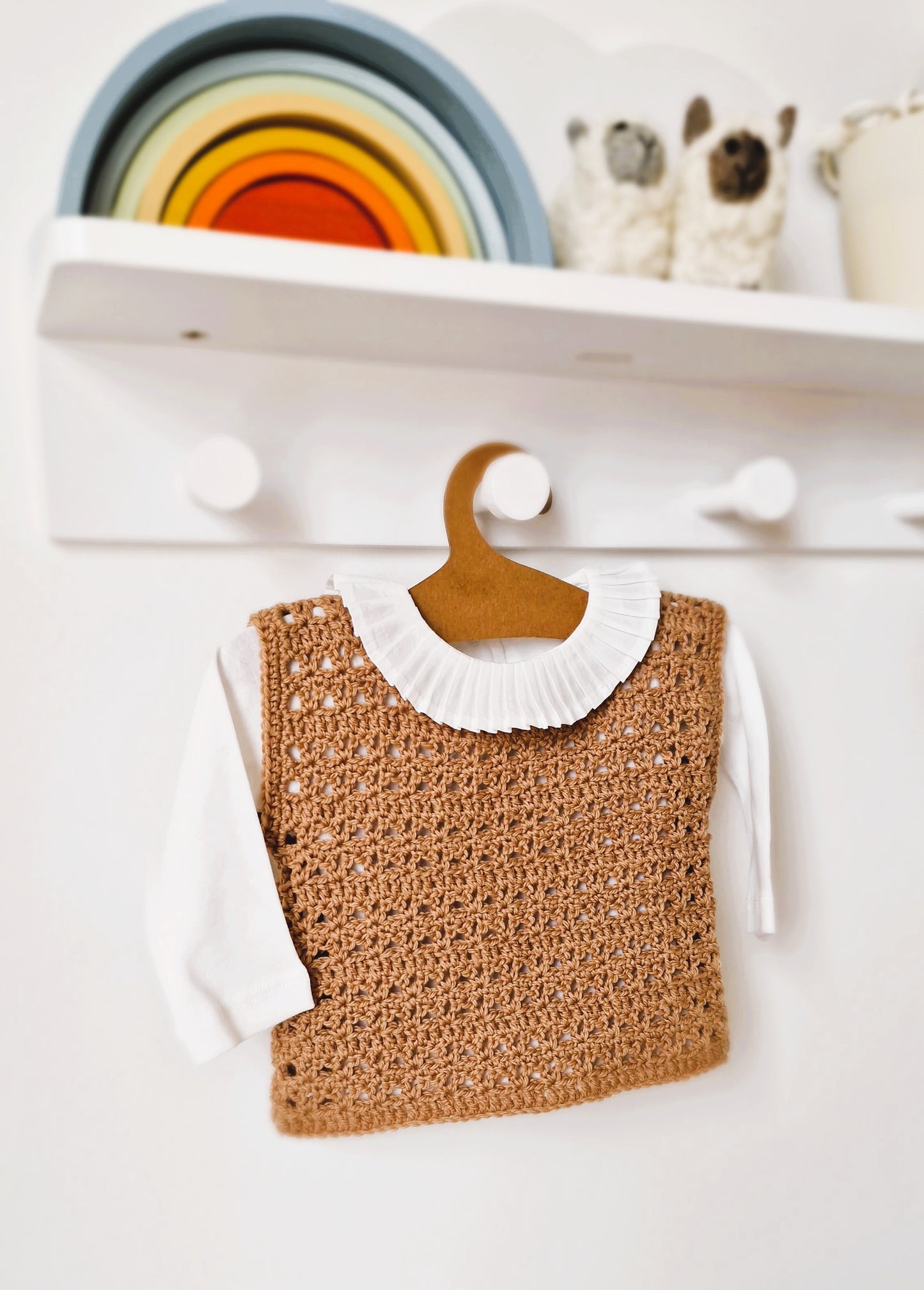 Patron Crochet Pull Bébé - Baby Sweater Crochet Pattern (0-24M) | PDF FR, EN & SP | Maison Josefine #12