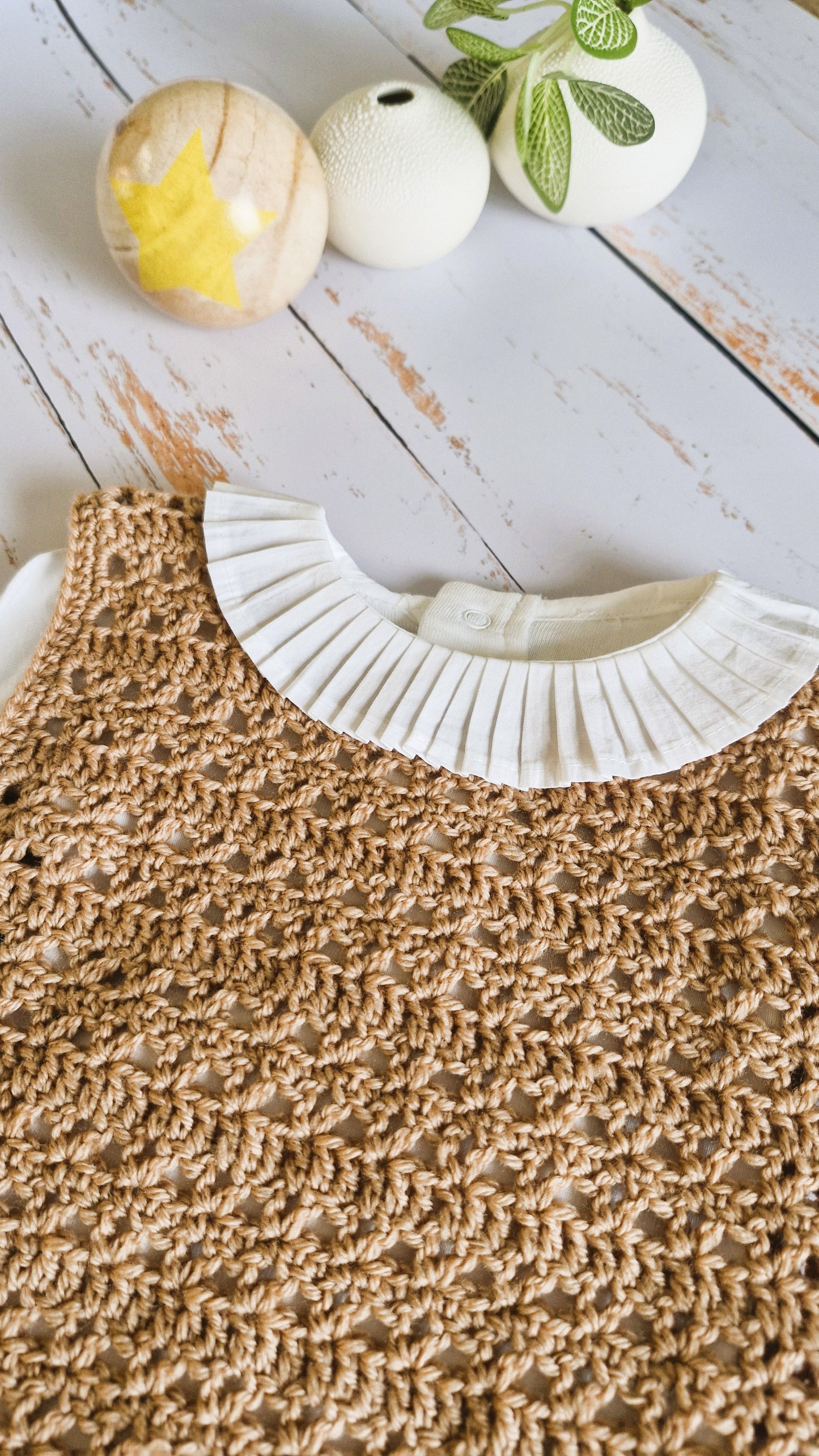Patron Crochet Pull Bébé - Baby Sweater Crochet Pattern (0-24M) | PDF FR, EN & SP | Maison Josefine #12