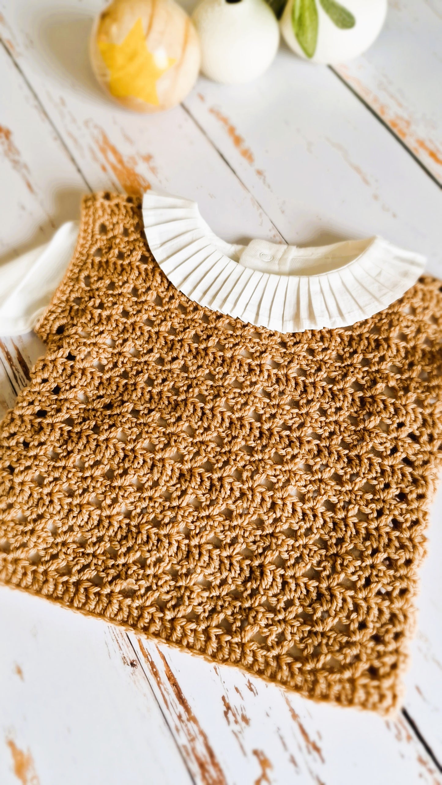 Patron Crochet Pull Bébé - Baby Sweater Crochet Pattern (0-24M) | PDF FR, EN & SP | Maison Josefine #12
