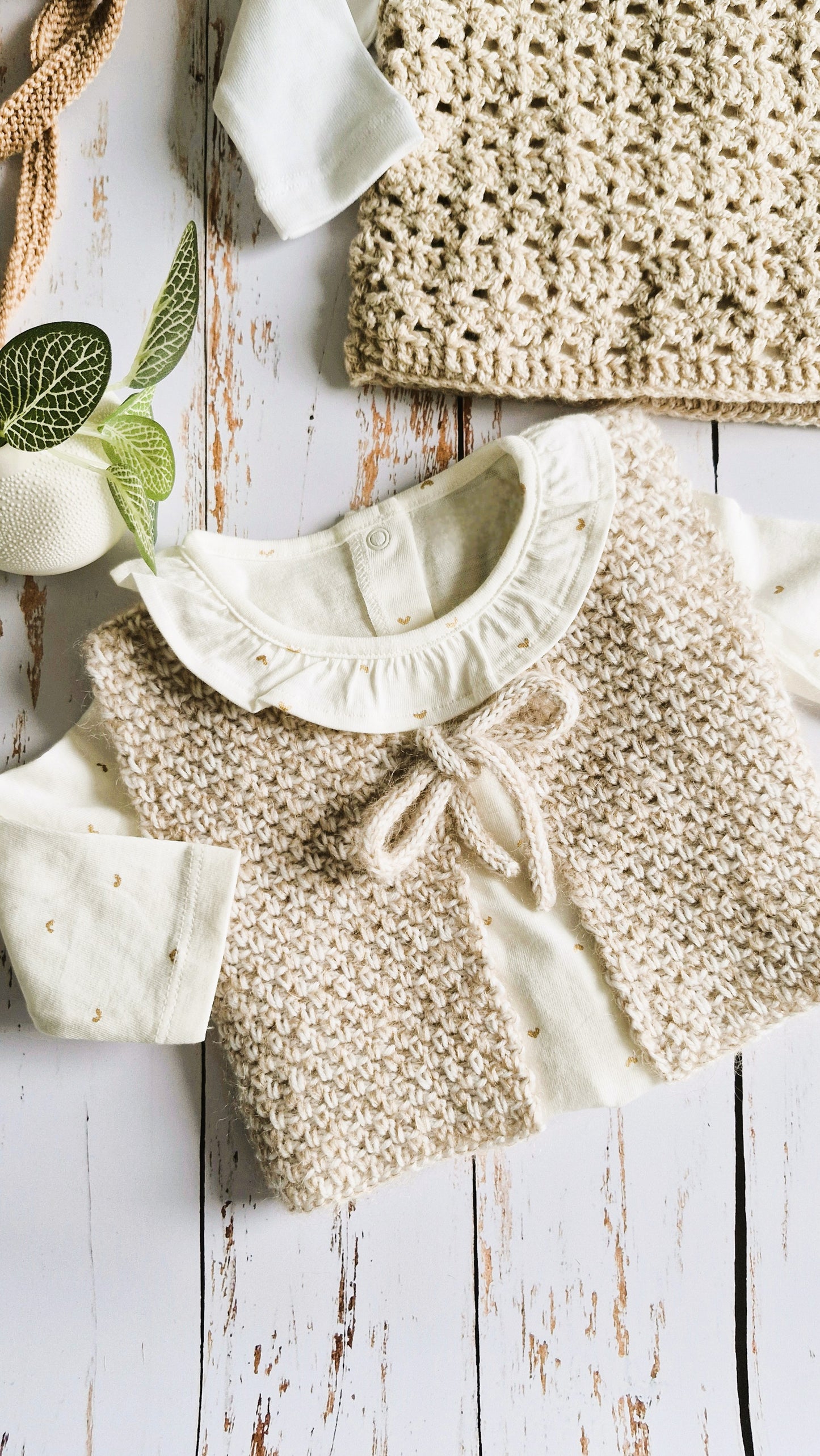 Patron Crochet Gilet Bébé - Baby vest Crochet Pattern - Patrón de Ganchillo para Chaleco Bebé (0-48 M) | PDF FR & EN & ES | Maison Josefine #09