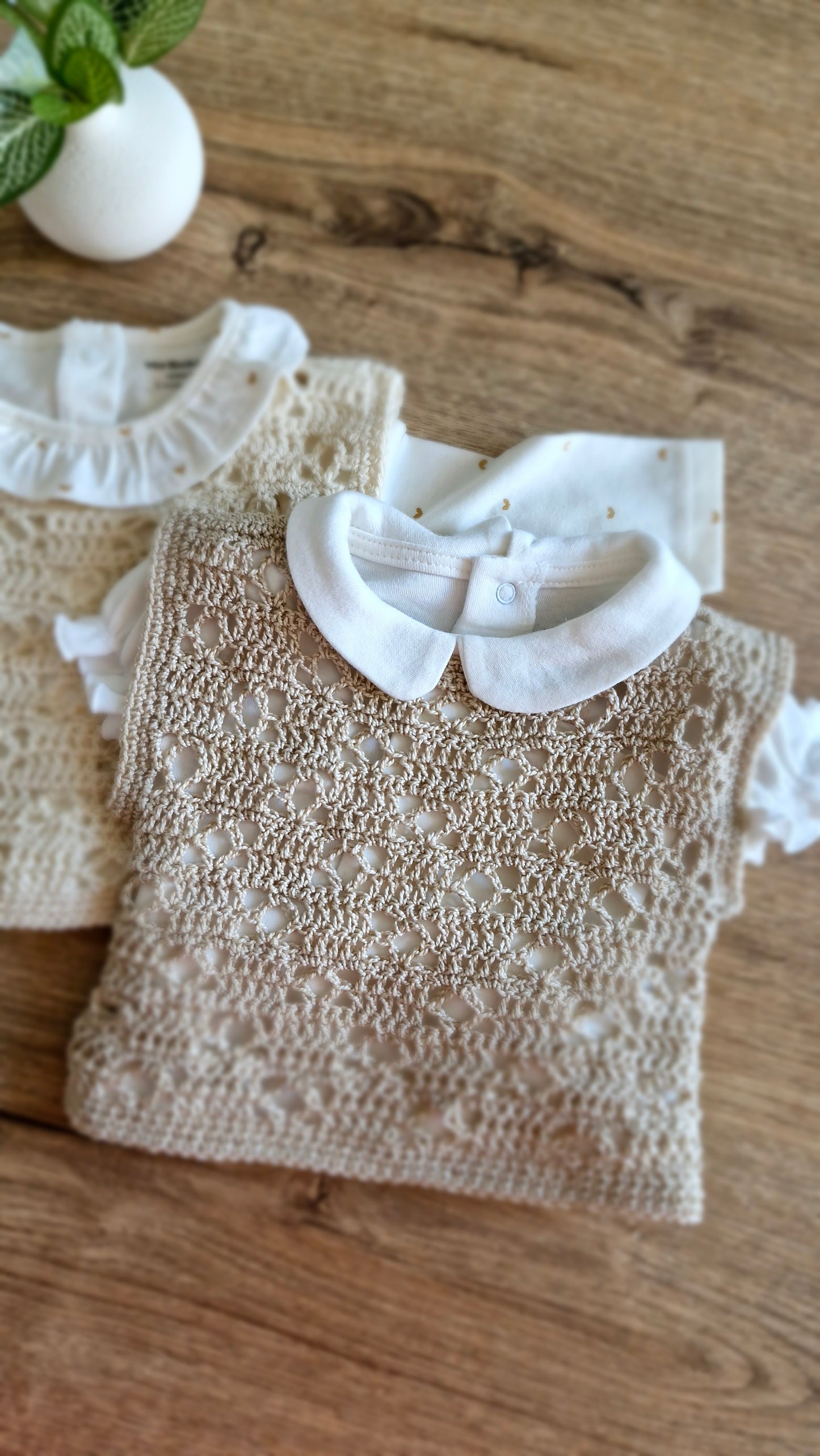 Patron Crochet Pull bébé sans manches - Baby sweater Crochet Pattern (0-24M) | PDF FR & EN | Maison Josefine #14