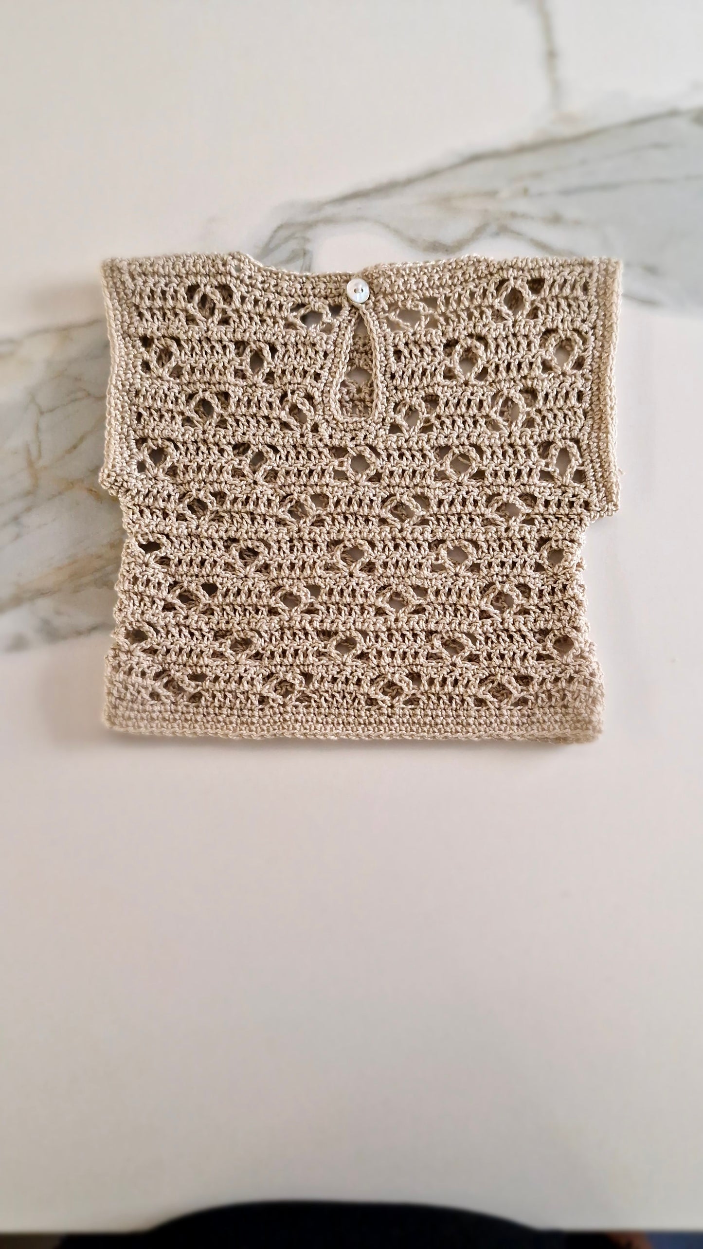 Patron Crochet Pull bébé sans manches - Baby sweater Crochet Pattern (0-24M) | PDF FR & EN | Maison Josefine #14