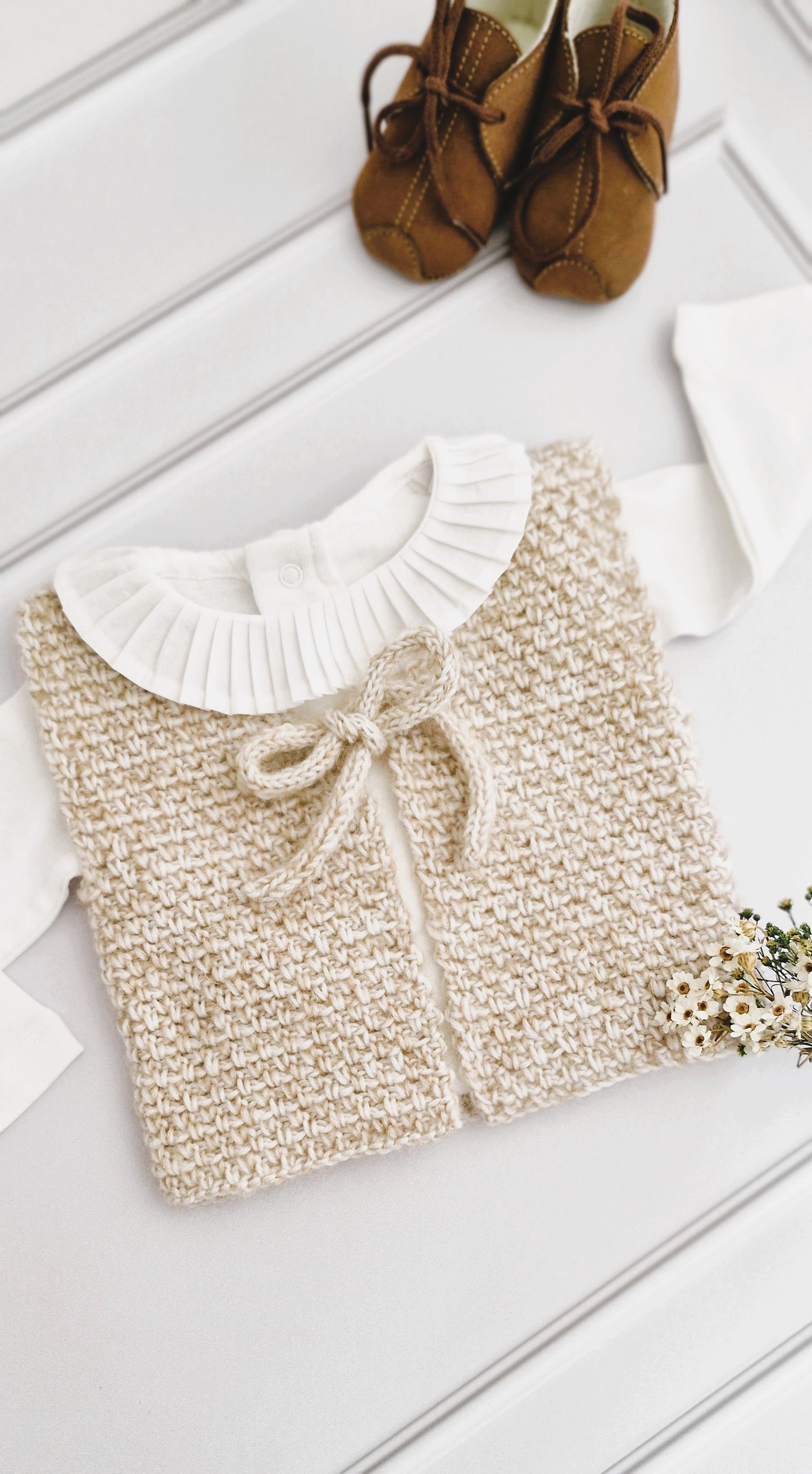 Patron Crochet Gilet Bébé - Baby vest Crochet Pattern - Patrón de Ganchillo para Chaleco Bebé (0-48 M) | PDF FR & EN & ES | Maison Josefine #09
