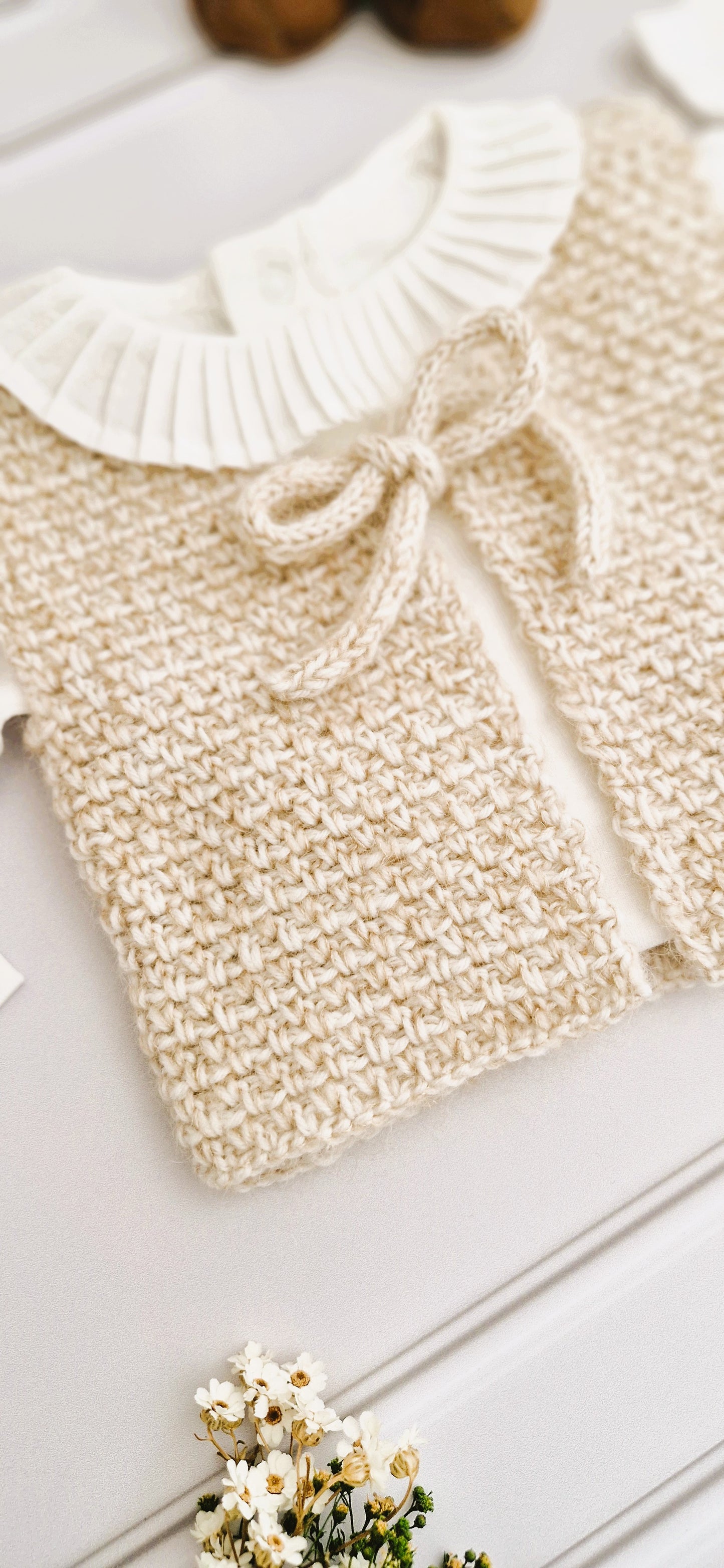 Patron Crochet Gilet Bébé - Baby vest Crochet Pattern - Patrón de Ganchillo para Chaleco Bebé (0-48 M) | PDF FR & EN & ES | Maison Josefine #09