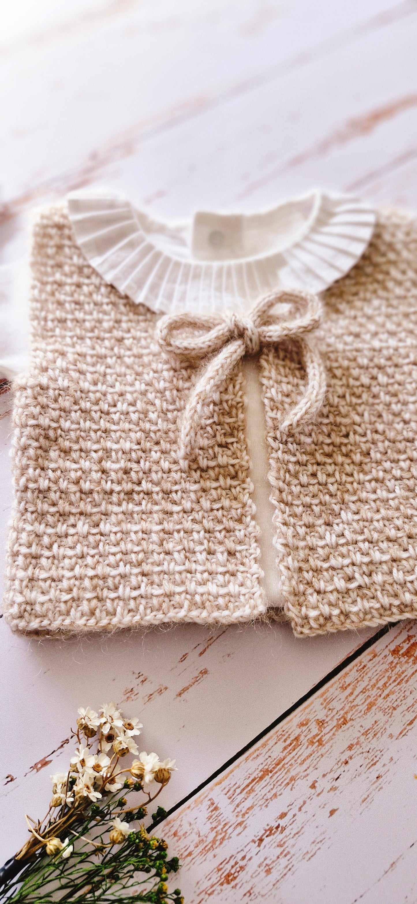 Patron Crochet Gilet Bébé - Baby vest Crochet Pattern - Patrón de Ganchillo para Chaleco Bebé (0-48 M) | PDF FR & EN & ES | Maison Josefine #09