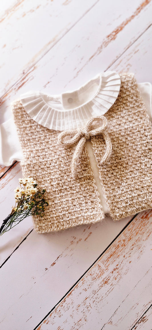 Patron Crochet Gilet Bébé - Baby vest Crochet Pattern - Patrón de Ganchillo para Chaleco Bebé (0-48 M) | PDF FR & EN & ES | Maison Josefine #09