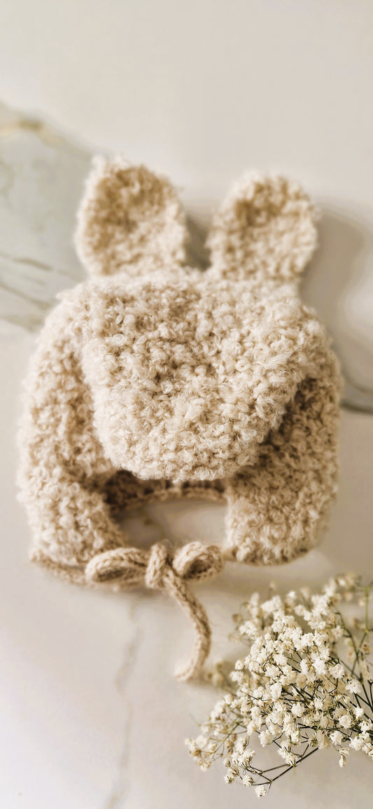 Patron Tricot Béguin Bébé (0-6 M) - Baby bonnet Knitting pattern - Gorrito para bébé Patron de tejido | PDF FR & EN & ES | Maison Josefine #21