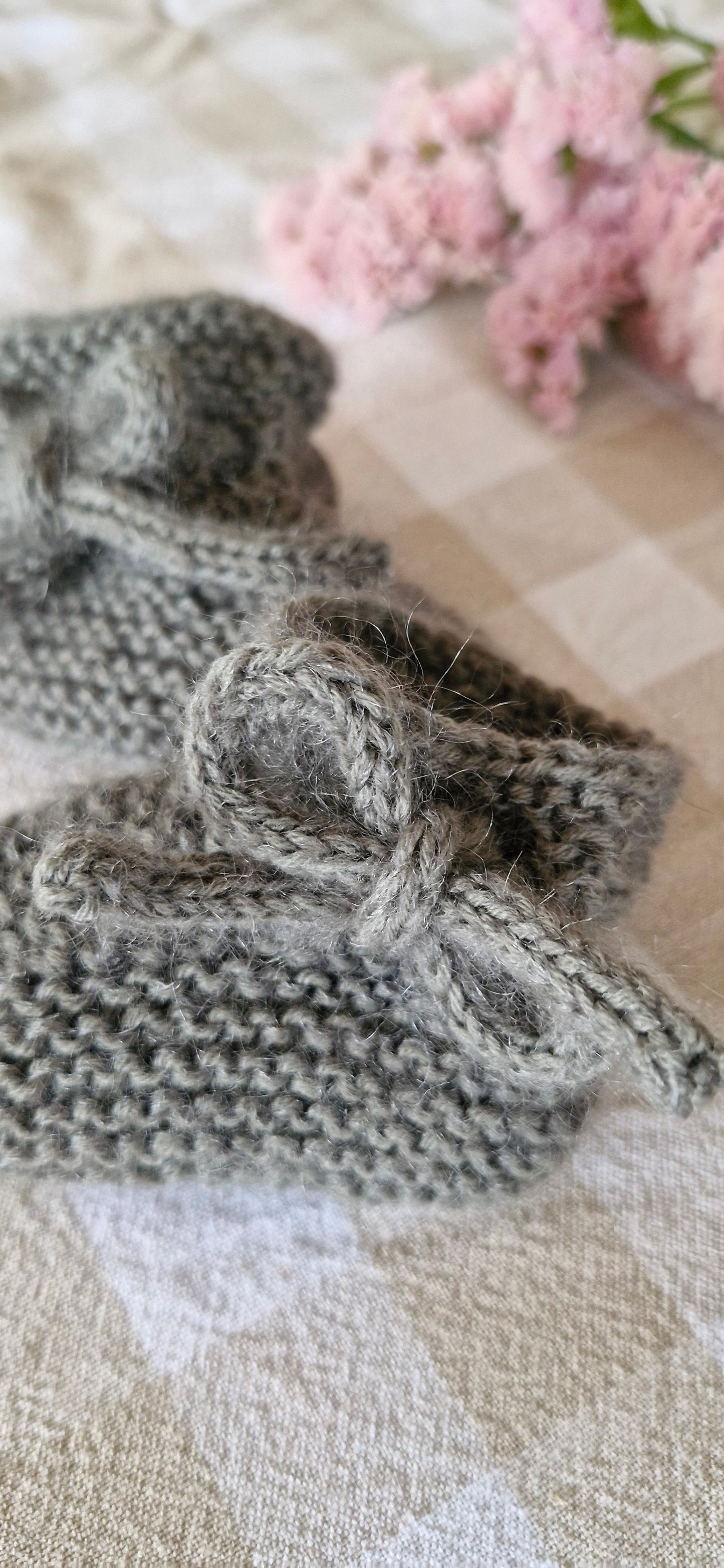 Patron Tricot Chaussons Bébé - Baby Booties Knitting Pattern (0–3M / 3-6M) | PDF FR & EN| Two Versions | Maison Josefine #23