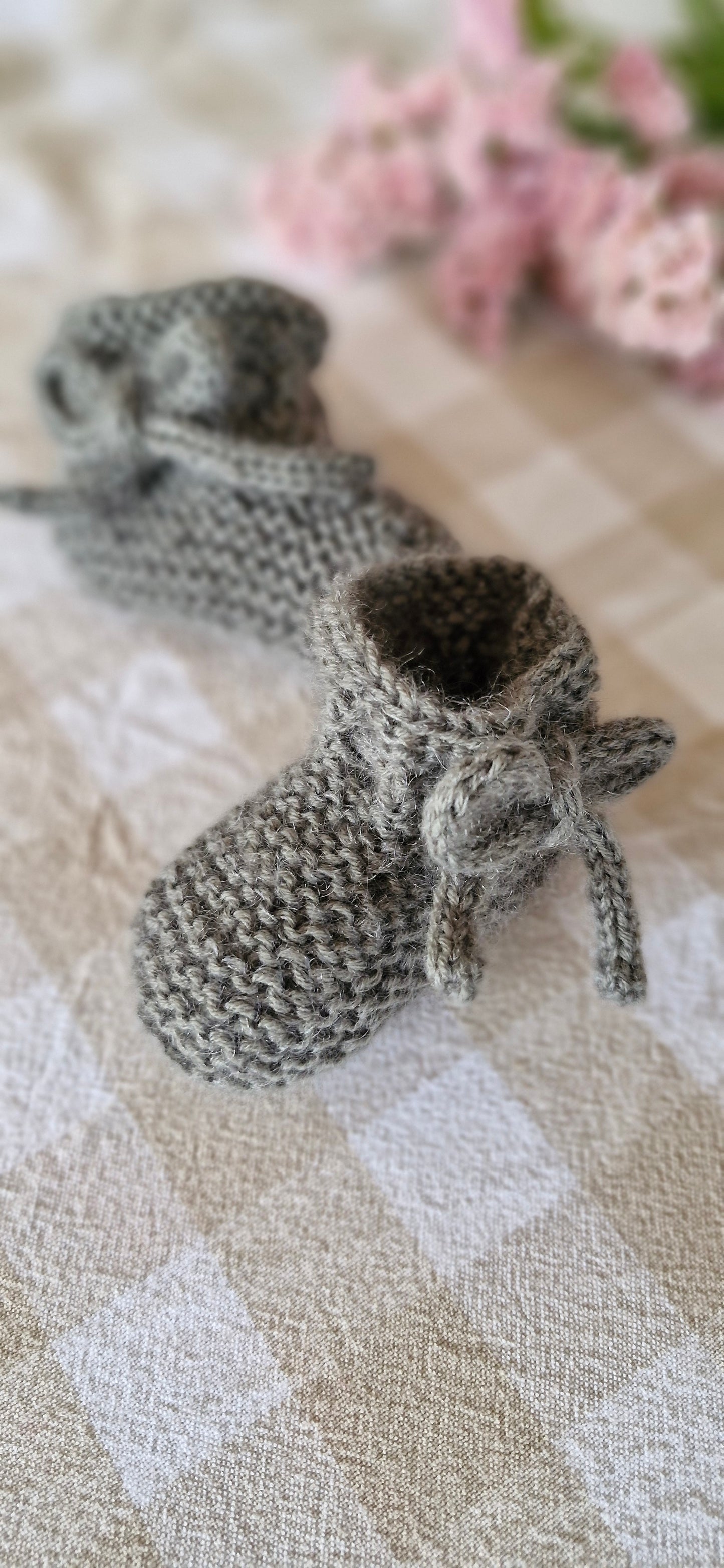 Patron Tricot Chaussons Bébé - Baby Booties Knitting Pattern (0–3M / 3-6M) | PDF FR & EN| Two Versions | Maison Josefine #23