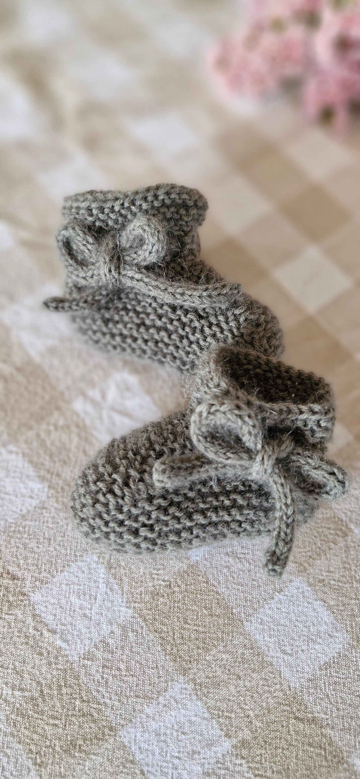 Patron Tricot Chaussons Bébé - Baby Booties Knitting Pattern (0–3M / 3-6M) | PDF FR & EN| Two Versions | Maison Josefine #23