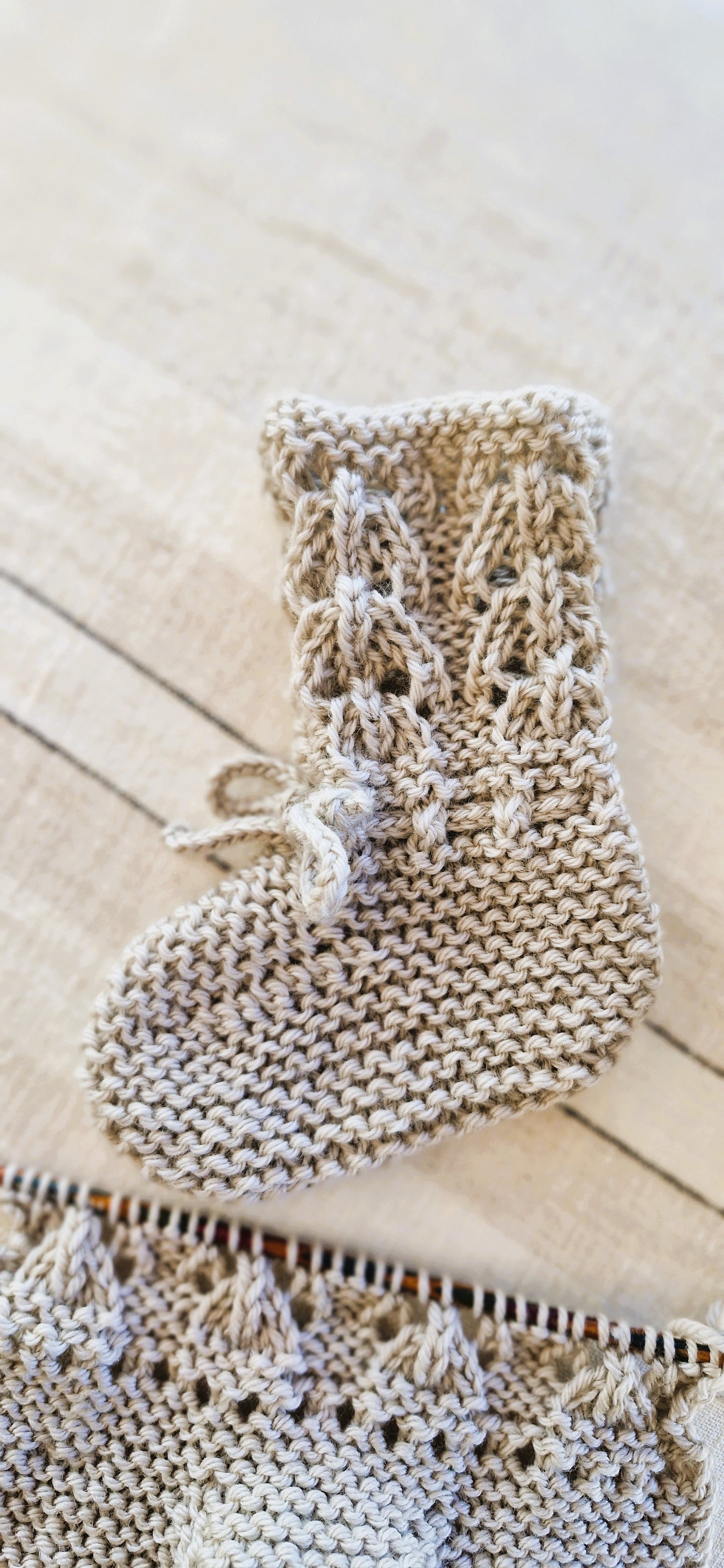 Patron Tricot Chaussons Bébé - Baby Booties Knitting Pattern (0–3M / 3-6M) | PDF FR & EN| Two Versions | Maison Josefine #23