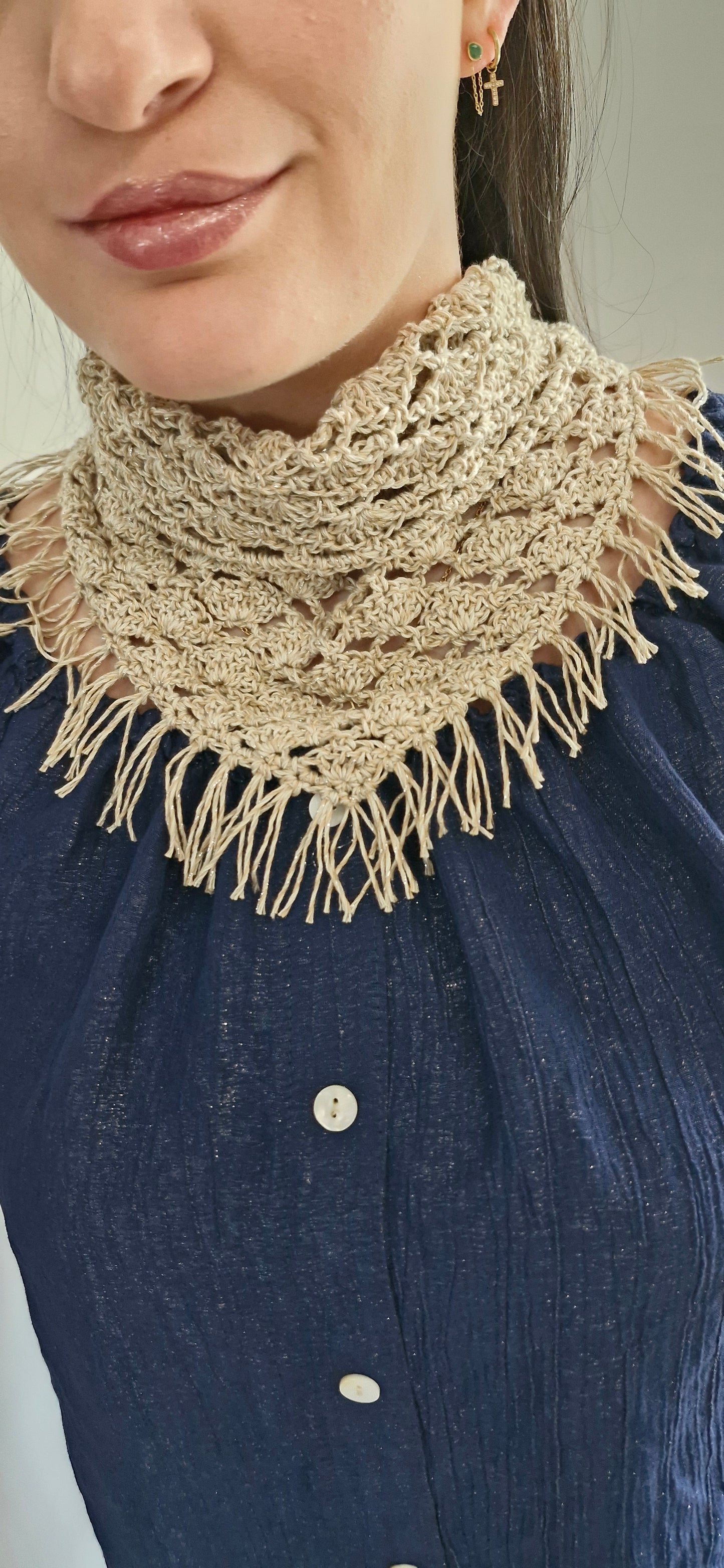 Patron Crochet Bandana à franges - Bandana (Adult-Kids) [PDF FR, EN & SP] Maison Josefine #25