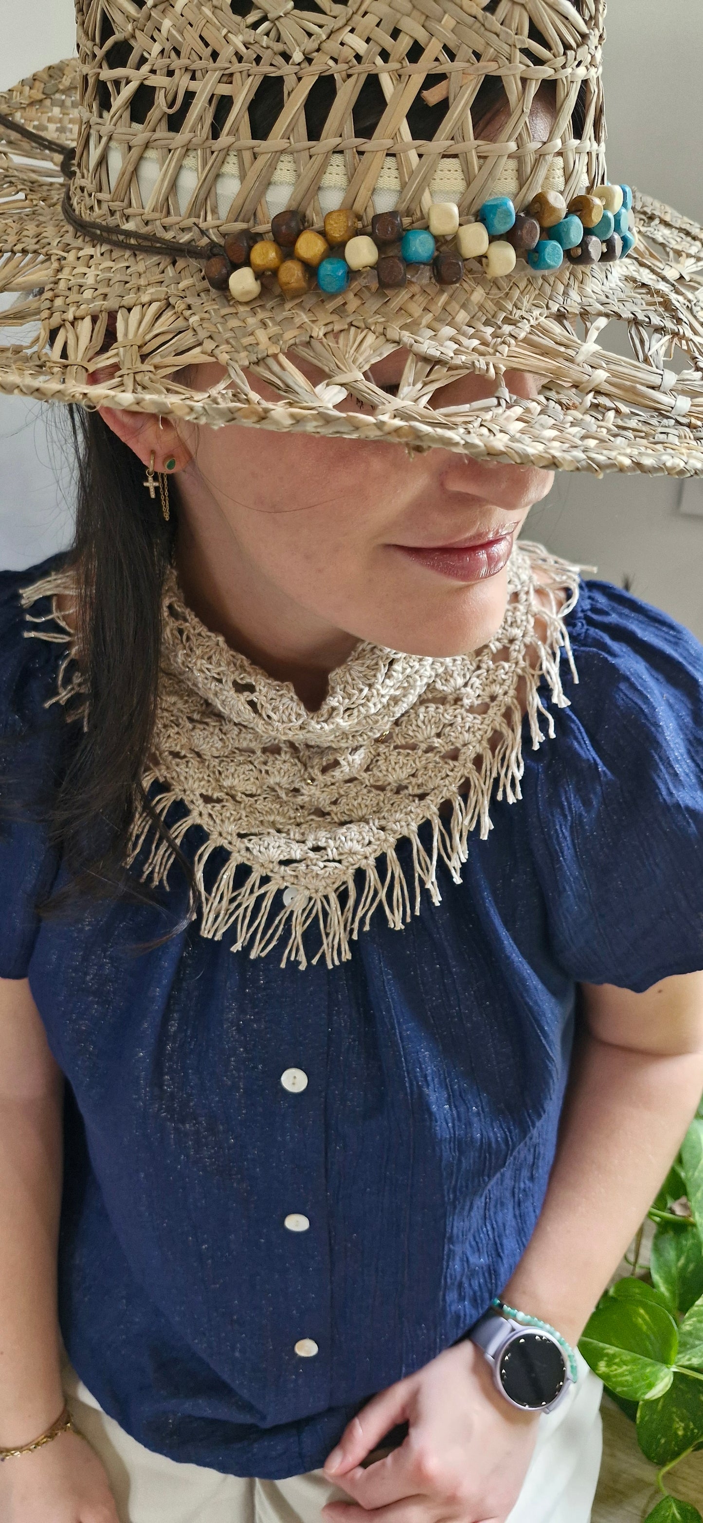 Patron Crochet Bandana à franges - Bandana (Adult-Kids) [PDF FR, EN & SP] Maison Josefine #25
