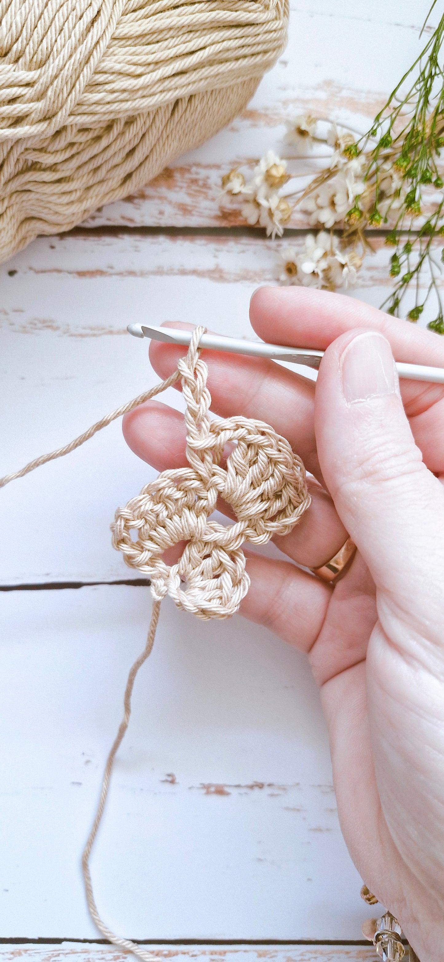 Patron crochet Rond de serviette - Home Crochet Pattern  ·  Patrón Ganchillo Hogar | FR, EN, SP | Maison Josefine #33