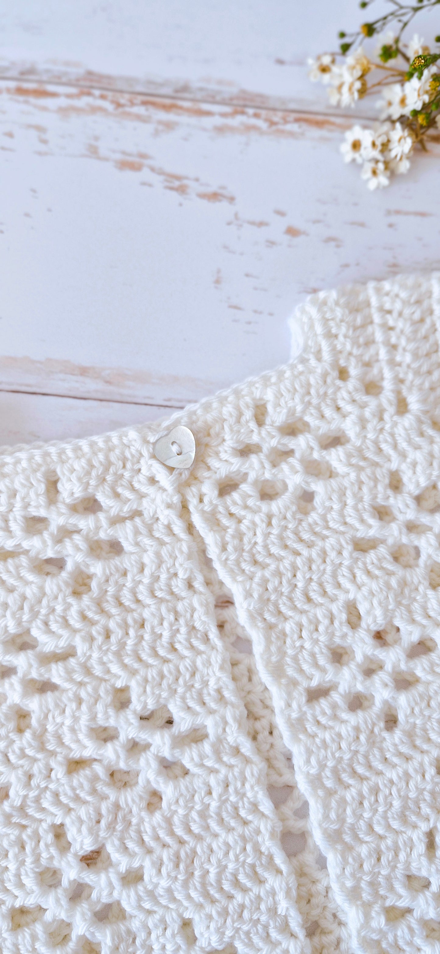 Patron Crochet Pull bébé - Baby sweater Crochet Pattern - Patron de Ganchillo par chaleco bebé [6M-8A] | FR, EN & SP | Maison Josefine #27