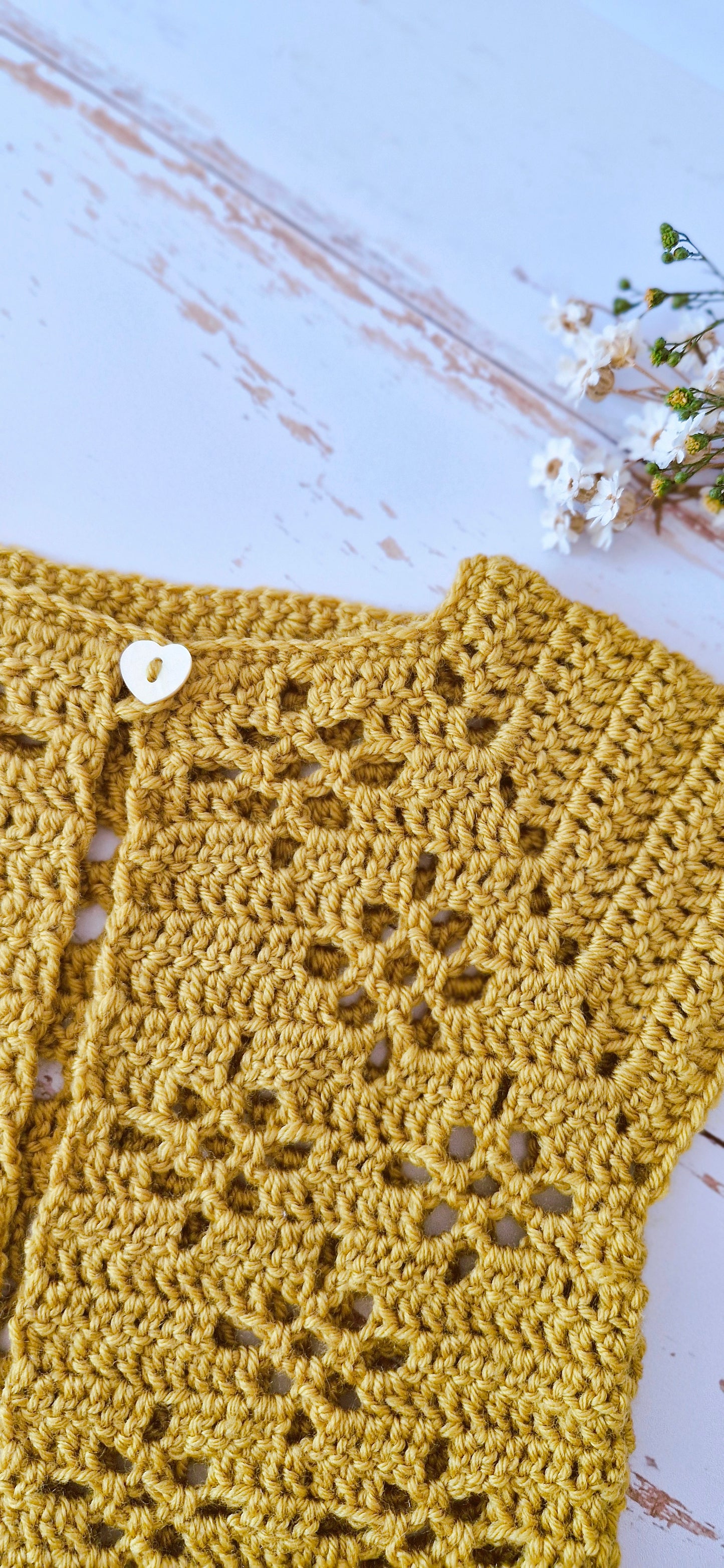 Patron Crochet Pull bébé - Baby sweater Crochet Pattern - Patron de Ganchillo par chaleco bebé [6M-8A] | FR, EN & SP | Maison Josefine #27