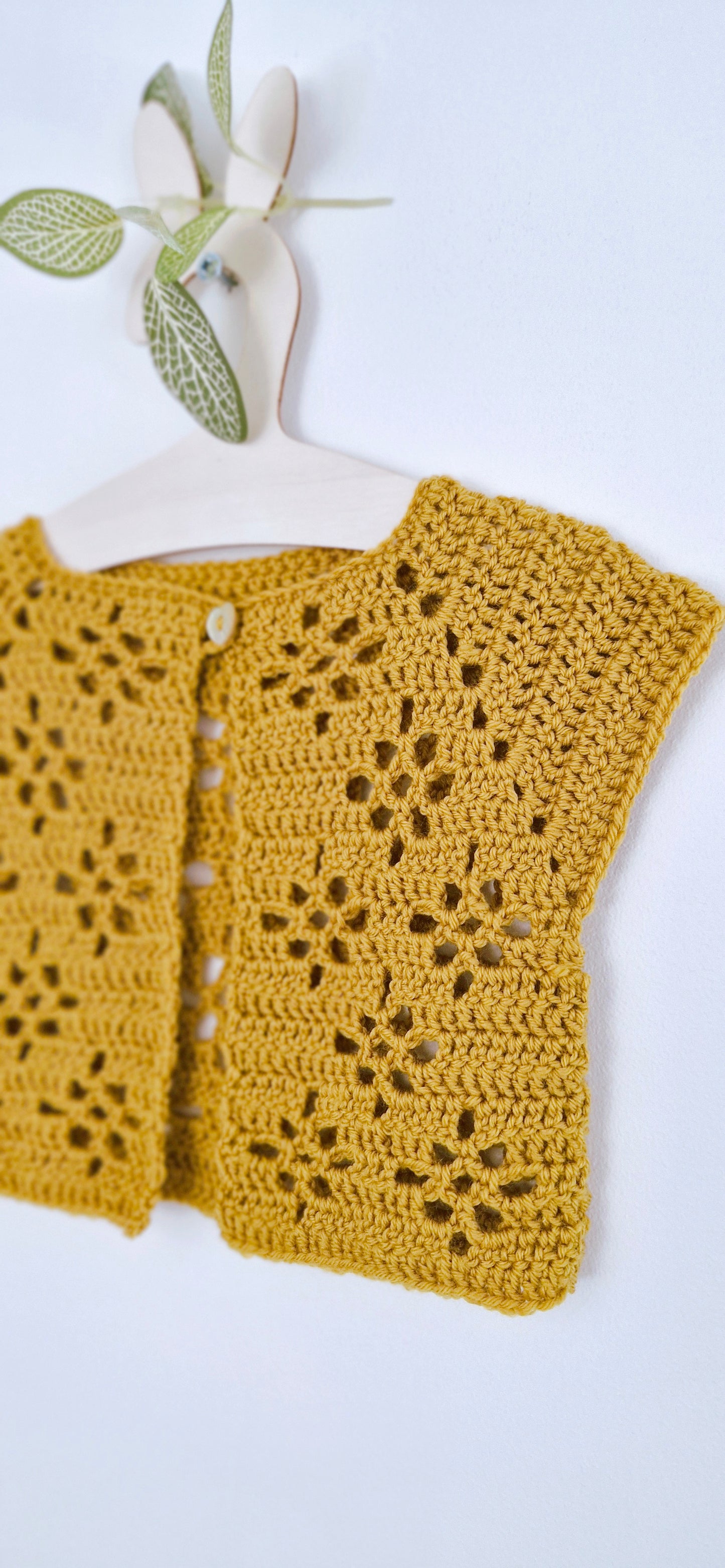 Patron Crochet Pull bébé - Baby sweater Crochet Pattern - Patron de Ganchillo par chaleco bebé [6M-8A] | FR, EN & SP | Maison Josefine #27