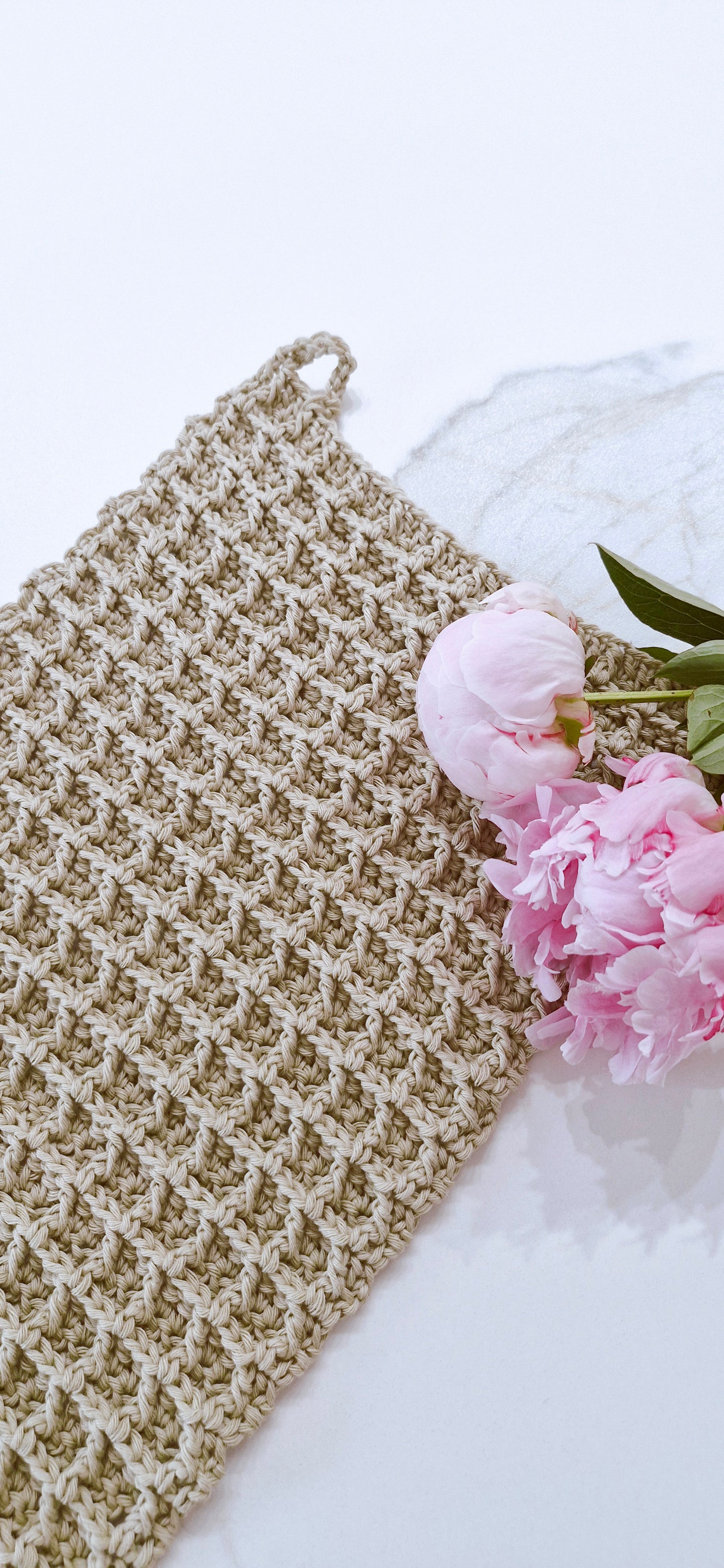 Patron Crochet Essuie-Main - Hand Towel Crochet Pattern - Toalla | FR, EN, SP | Maison Josefine #32