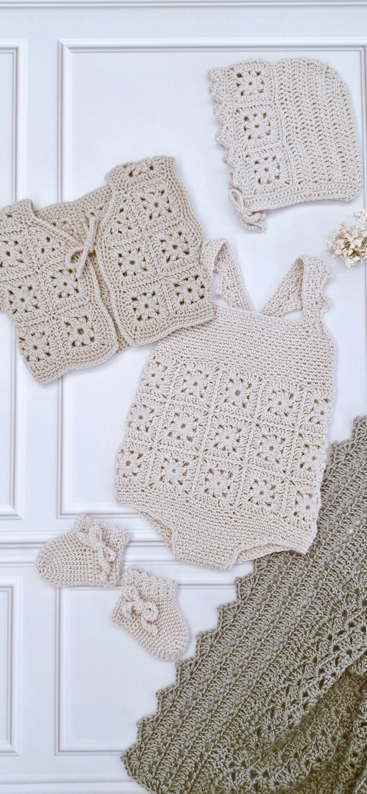 Bundle "Les essentiels de bébé au crochet" [0-24 M] | Maison Josefine