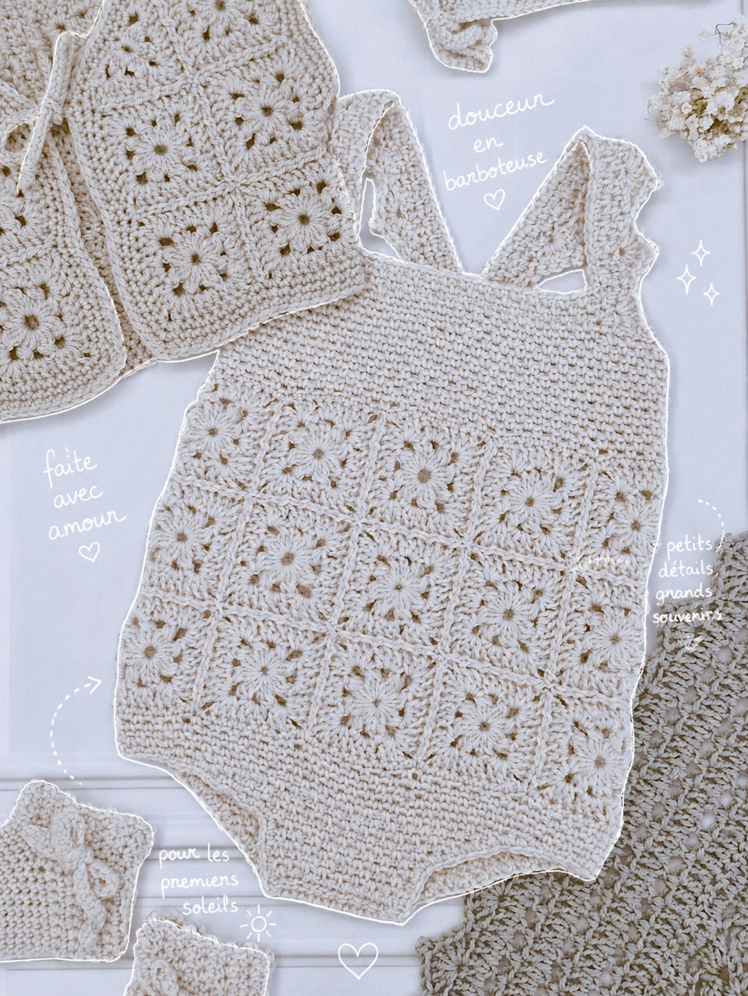 Bundle "Les essentiels de bébé au crochet" [0-24 M] | Maison Josefine
