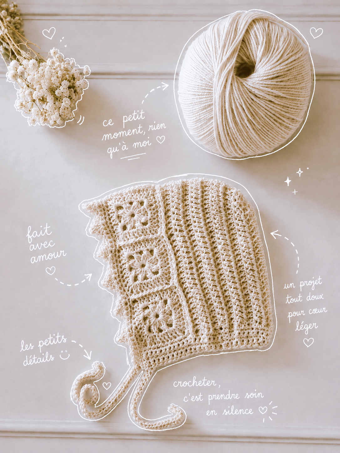 Bundle "Les essentiels de bébé au crochet" [0-24 M] | Maison Josefine