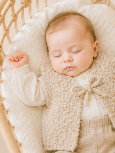 Patron Tricot Gilet Toudoux - Baby vest knitting pattern (0-48 M) | PDF FR & EN | Maison Josefine #19